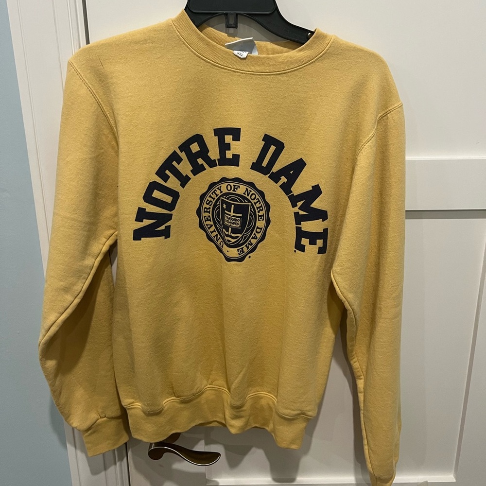 Notre Dame sweatshirt in size XS.